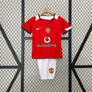 CAMISETA MANCHESTER UNITED I 05/06 CONJUNTO INFANTIL (RETRO)