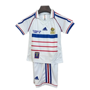 CAMISETA FRANCIA II ESPECIAL FINAL MUNDIAL 98 CONJUNTO INFANTIL (RETRO)