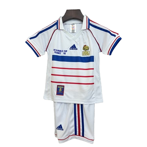 CAMISETA FRANCIA II ESPECIAL FINAL MUNDIAL 98 CONJUNTO INFANTIL (RETRO)