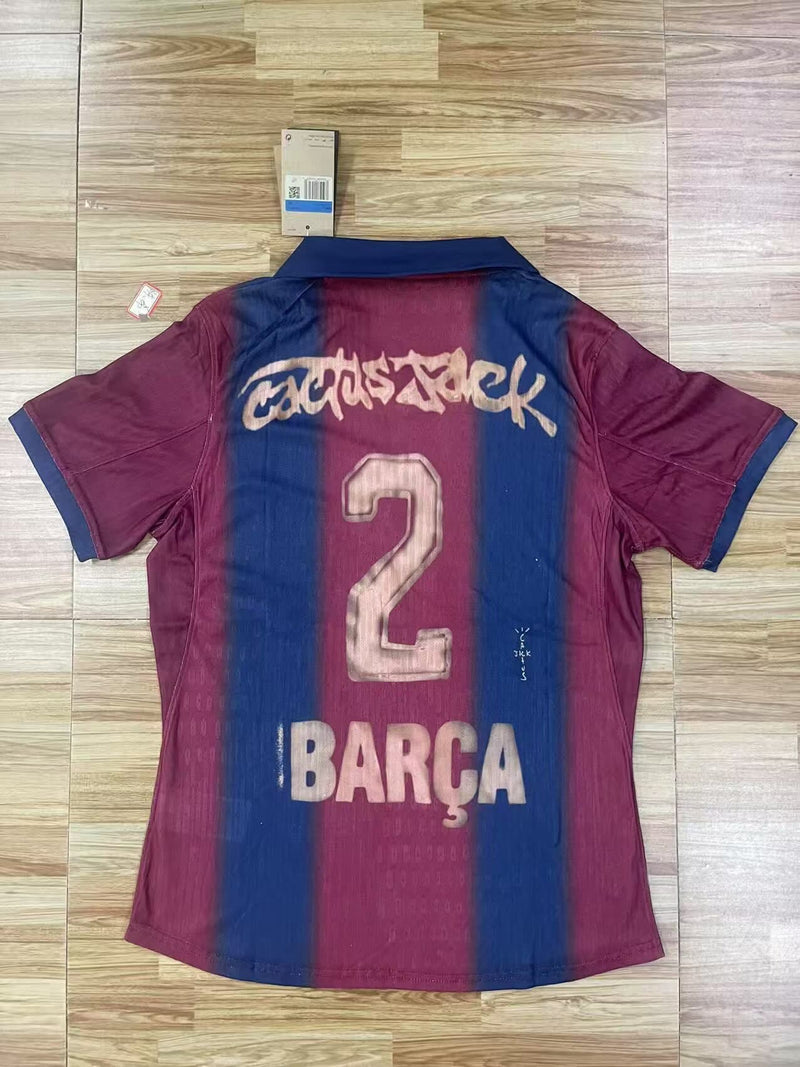 CAMISETA BARCELONA x TRAVIS SCOTT "SKELETON" 00/01 (RETRO)