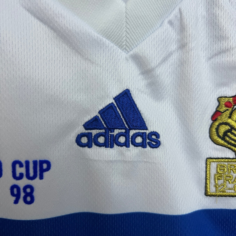 CAMISETA FRANCIA II ESPECIAL FINAL MUNDIAL 98 CONJUNTO INFANTIL (RETRO)
