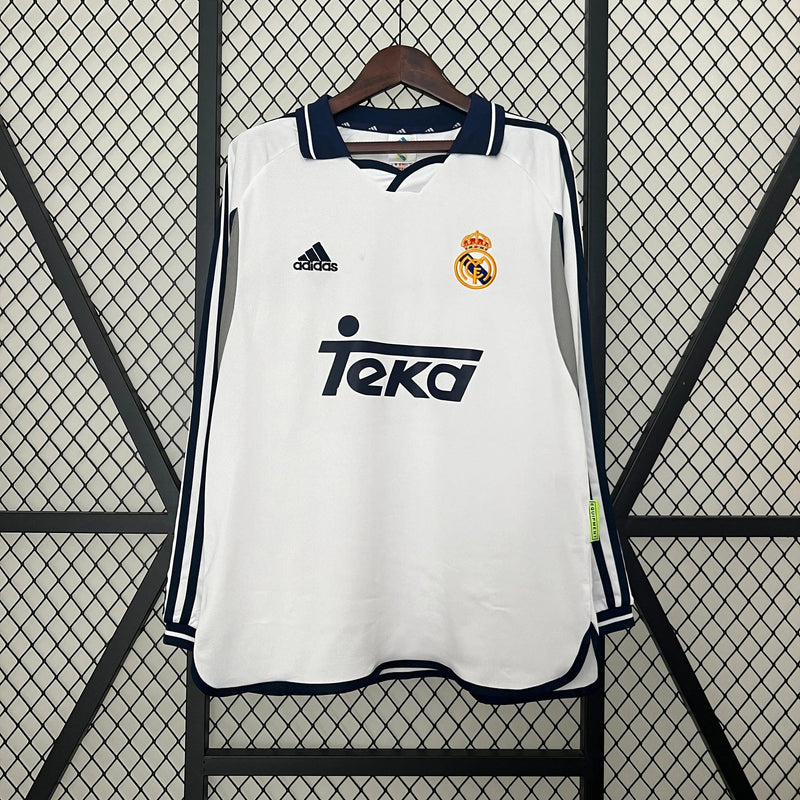 CAMISETA REAL MADRID I 00/01 HOMBRE (RETRO) MANGA LARGA