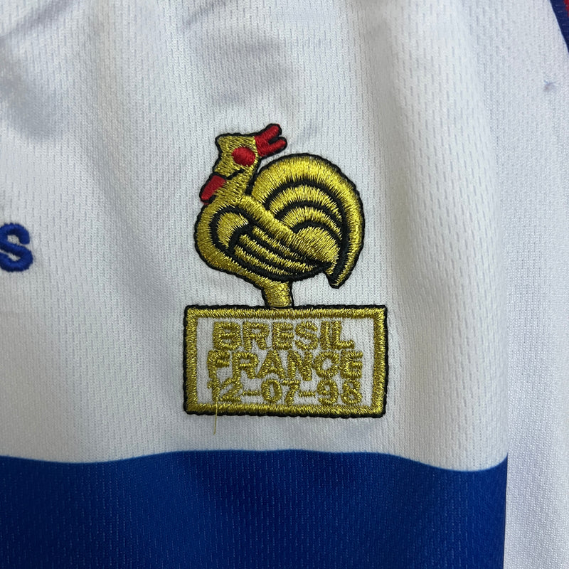 CAMISETA FRANCIA II ESPECIAL FINAL MUNDIAL 98 CONJUNTO INFANTIL (RETRO)