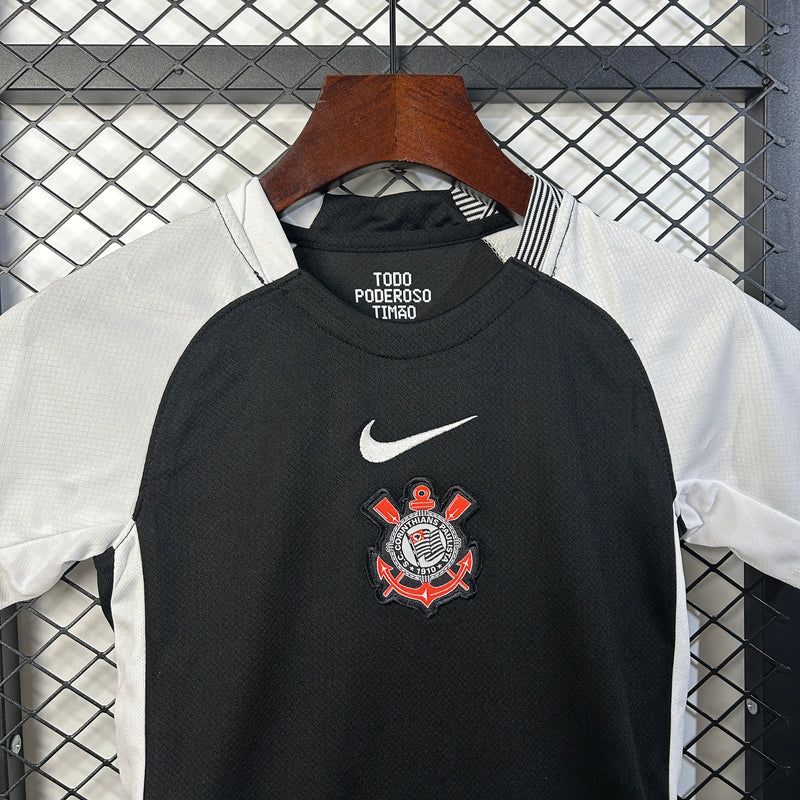 CAMISETA CORINTHIANS I 25/26 CONJUNTO INFANTIL